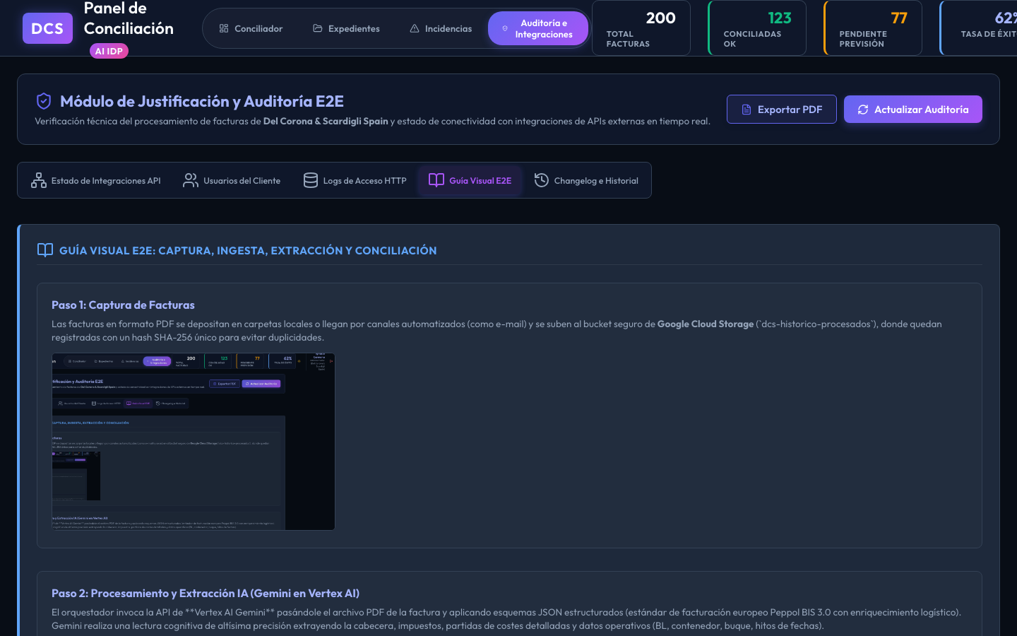 Captura de facturas y subida a GCS
